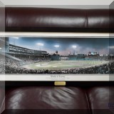 C02. “Rivalry at Fenway” framed panoramic print. 